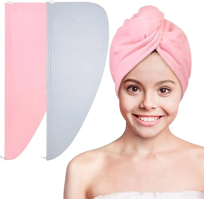Expertly Made Basumee Microfiber Hair Towel Wrap Casual