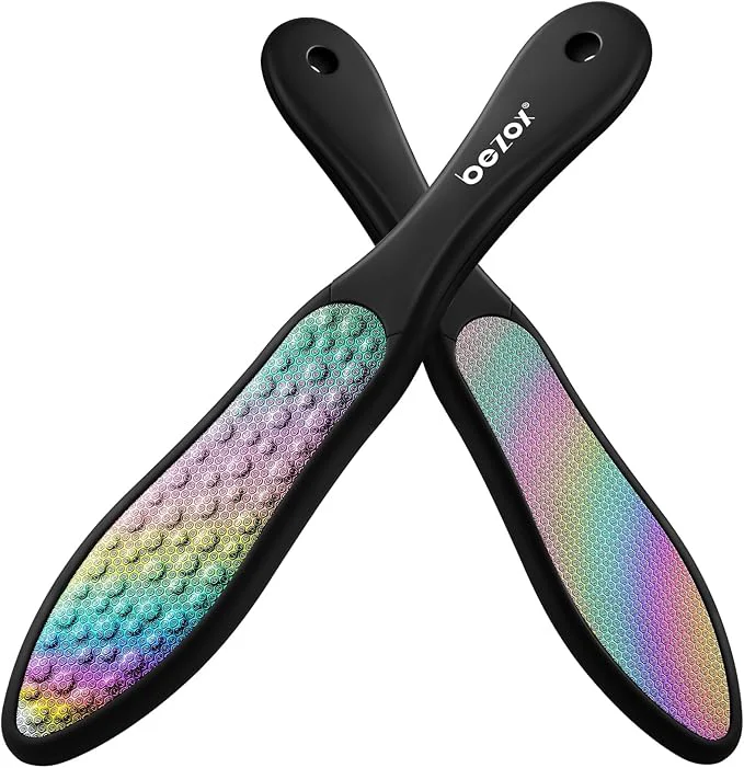 Long-Lasting BEZOX Foot File Callus Remover Double Sided Callus File Scraper Foot Scrubber Exclusive