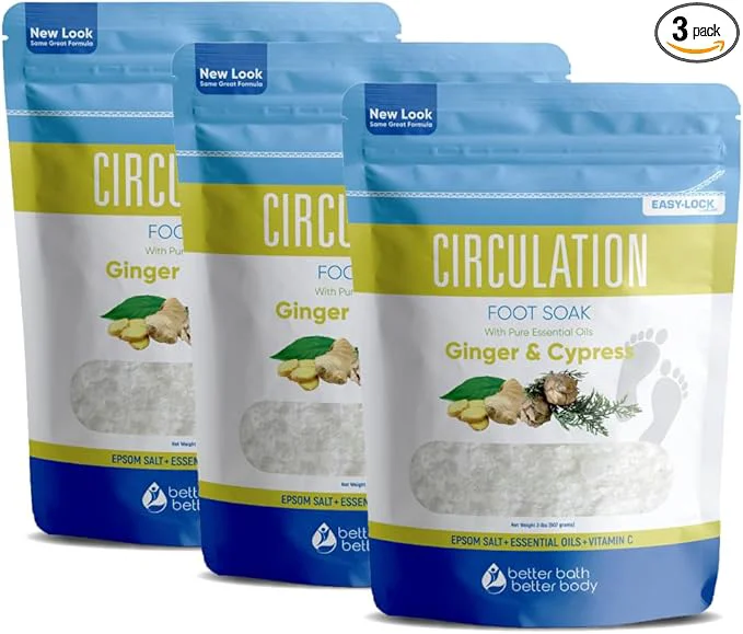 Sophisticated Circulation Foot Soak Foot Soaking Epsom Salts Flexible
