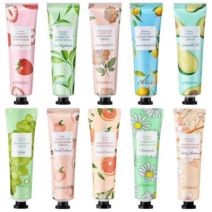 Luxury 10 Pack Hand Cream for Dry Cracked Hands Travel Size Moisturizing Mini Hand Advanced