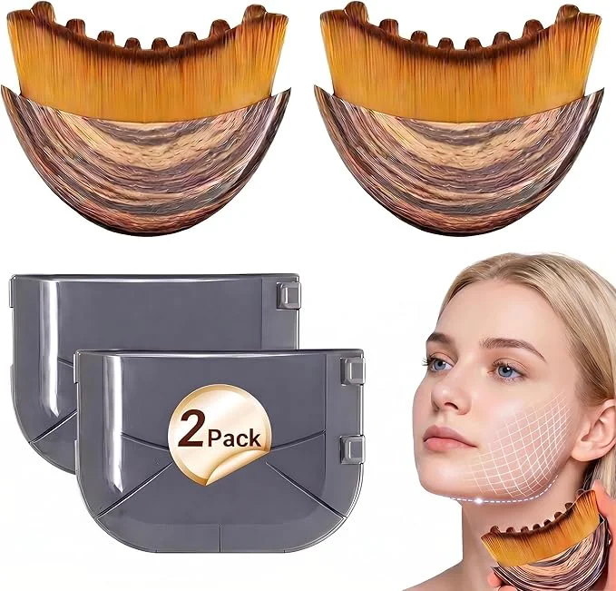 Luxury Lymphatic Contour Face Brush Lymphatic Face Brush Lymphatic Drainage Brush Certified