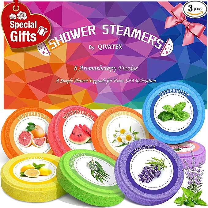 Casual Qivatex Shower Steamers Aromatherapy Mothers Day Gifts Prestigious
