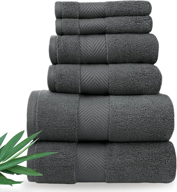 Fine Crafted Alusa Home Ultra Soft Plush Viscose from Bamboo Bath Towels Organic