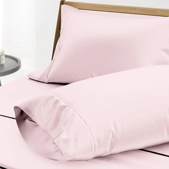Consistent Thread Spread Egyptian Cotton King Size Pillow Cases Set of 2 – Luxury 1000 Series Paradise Collection Pillow Cases King Size Blush Soft Cooling Hotel Egyptian Cotton Pillowcases User-Friendly
