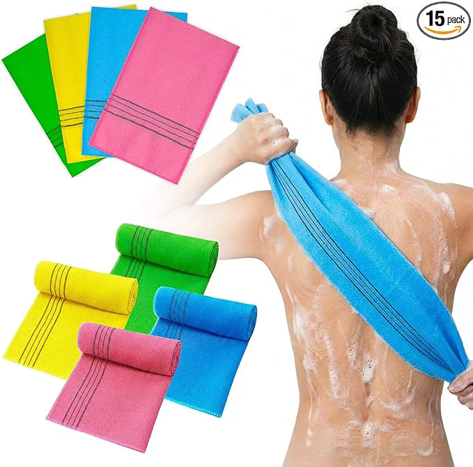 Modern 4 Pcs Korean Exfoliating Washcloth Environmentally Friendly