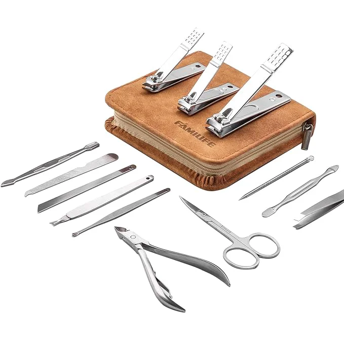 Casual FAMILIFE Manicure Set Nail Professional Kit Manicure Kits Nail Clipper Sets Solid