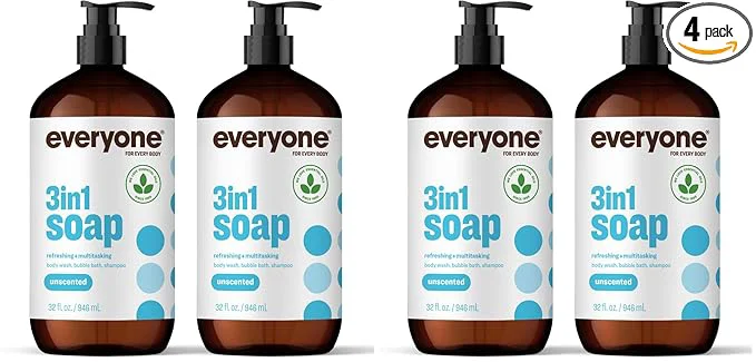 Classic Everyone 3-in-1 Soap Body Wash Bubble Bath 32 Ounce made Flexible