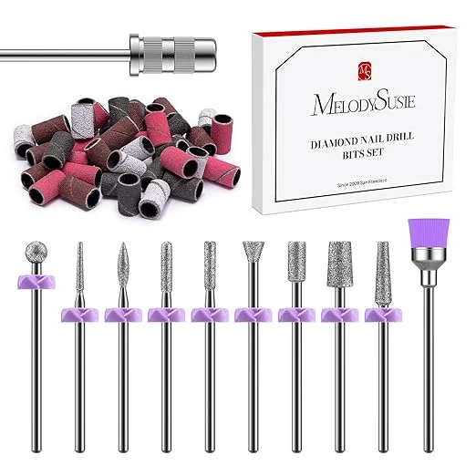 Smart MelodySusie Nail Drill Bits Nail Gel Polish Remover Tool Selected