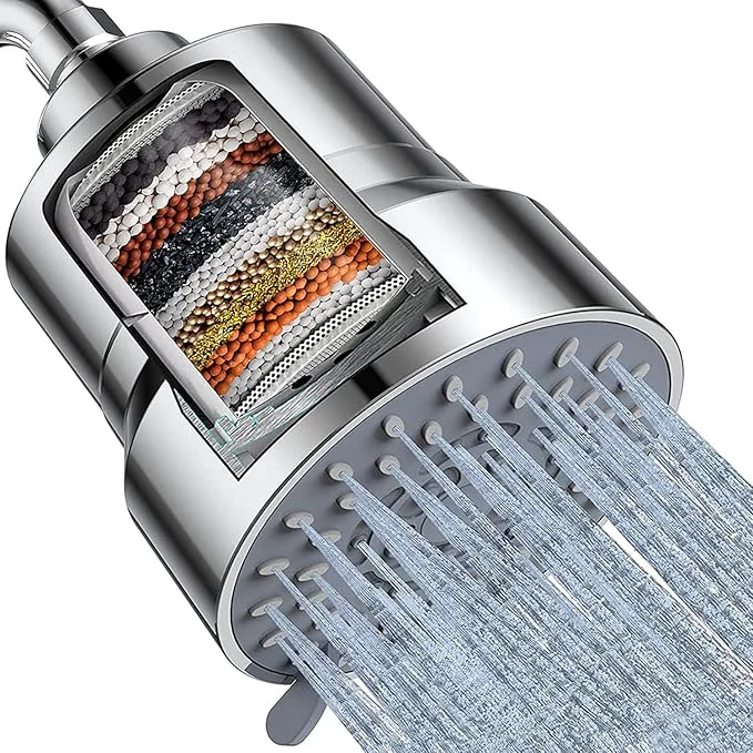 Optimized Filtered Shower Head 3 Modes High Pressure Shower Head Organic