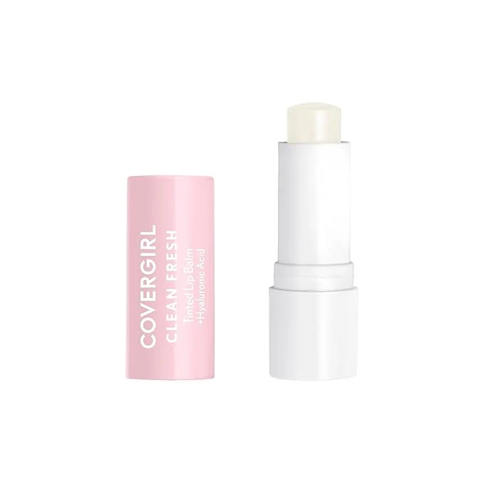 Reusable CoverGirl Clean Fresh Tinted Lip Balm Vegan Formula Natural Finish Authentic