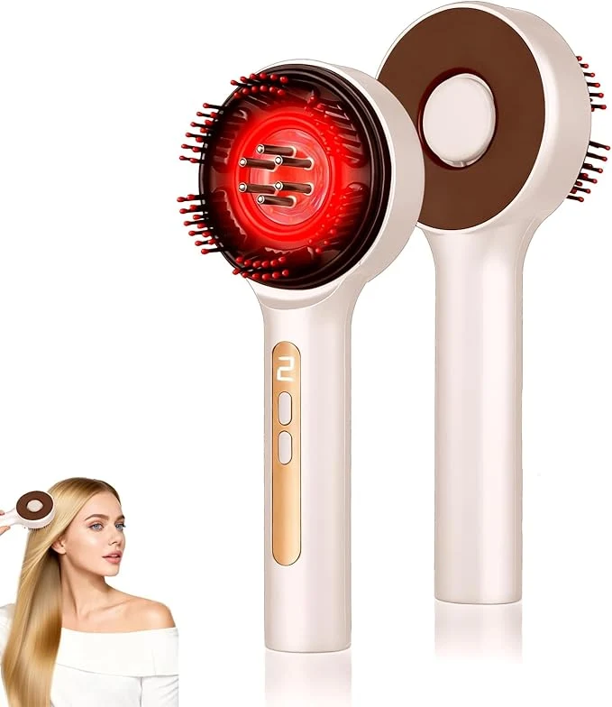 Authentic Electric Scalp Massager 3-in-1 Hair Oil Applicator Cordless Electric Head Detailed