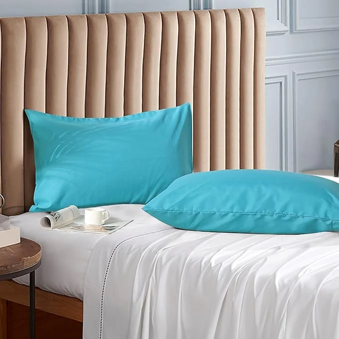 Genuine EVOLIVE Ultra Soft Brushed Microfiber Standard Size 20 quot x30 quot Pillowcases Pair Set of 2 with Envelope Closure 20 quot x30 quot Standard Ocean Proven