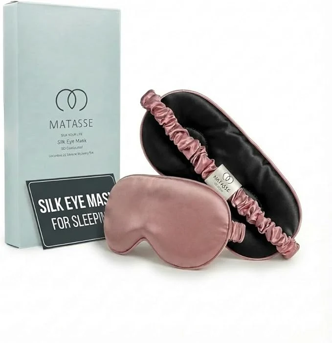 Classic MATASSE Mulberry Silk Sleep Mask 22 Momme Grade 6A Outstanding