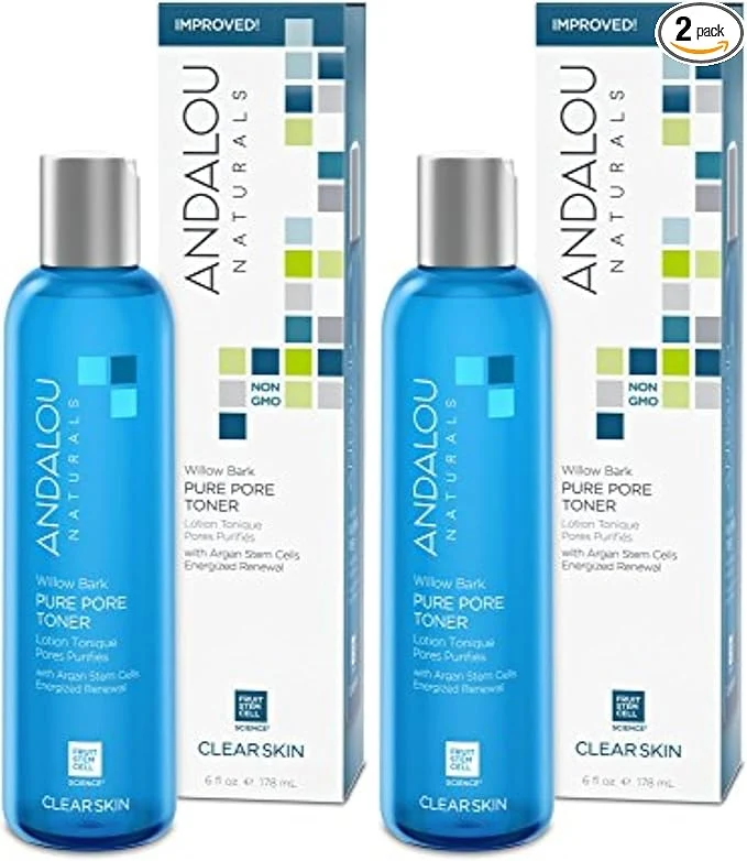 Smart Andalou Naturals Toner Ounces Willow Bark Pure Pore 6 Fl Oz Elite