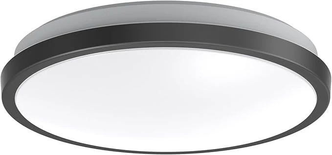 Proven DYMOND 10 Matte Black LED Ceiling Light Flush Mount Lighting Fixture Dimmable Fast