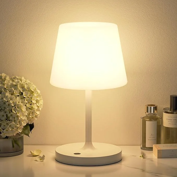 Recyclable Kakanuo White Cordless Shower Lamp Waterproof Rechargeable Table Lamp Carefully Designed