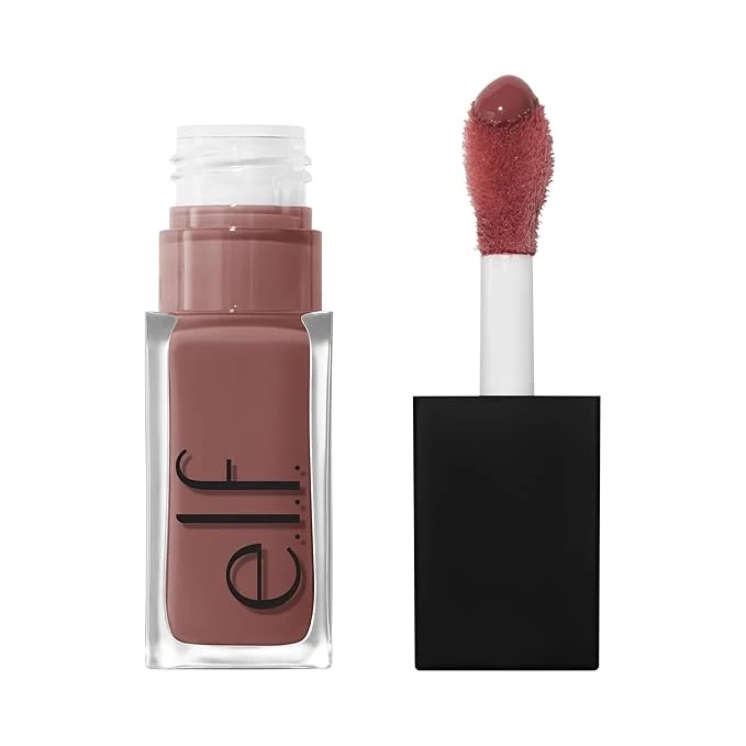 Contemporary e.l.f. Glow Reviver Plumping Lip Oil Tinted Lip Plumper Natural