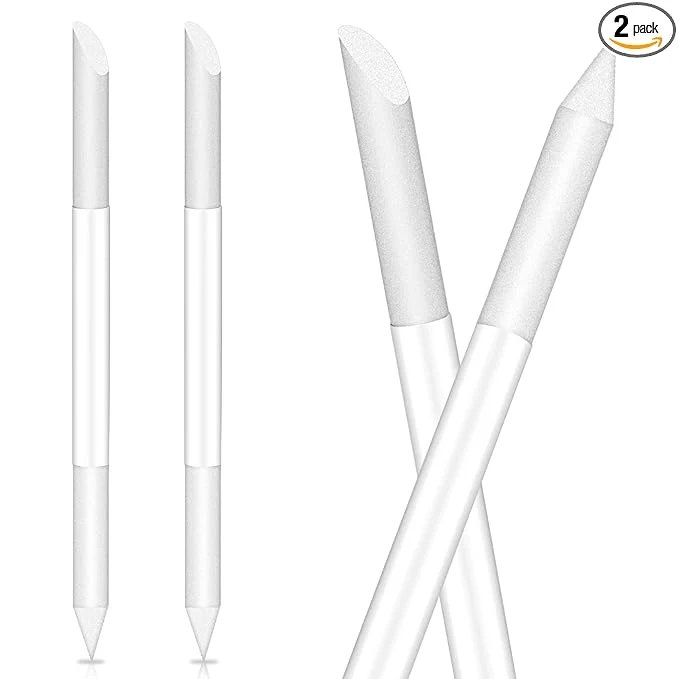 Sophisticated Glass Cuticle Pusher Set of 2 Cuticle Remover Tool Glass Nail Cuticle Trimmer Dependable