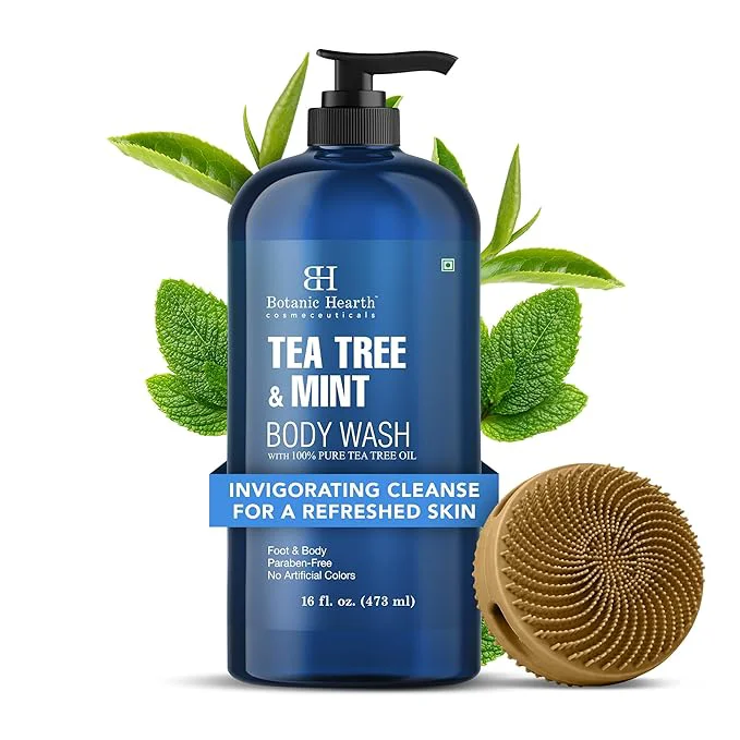 Traditional Botanic Hearth Tea Tree Mint Body Wash Trusted