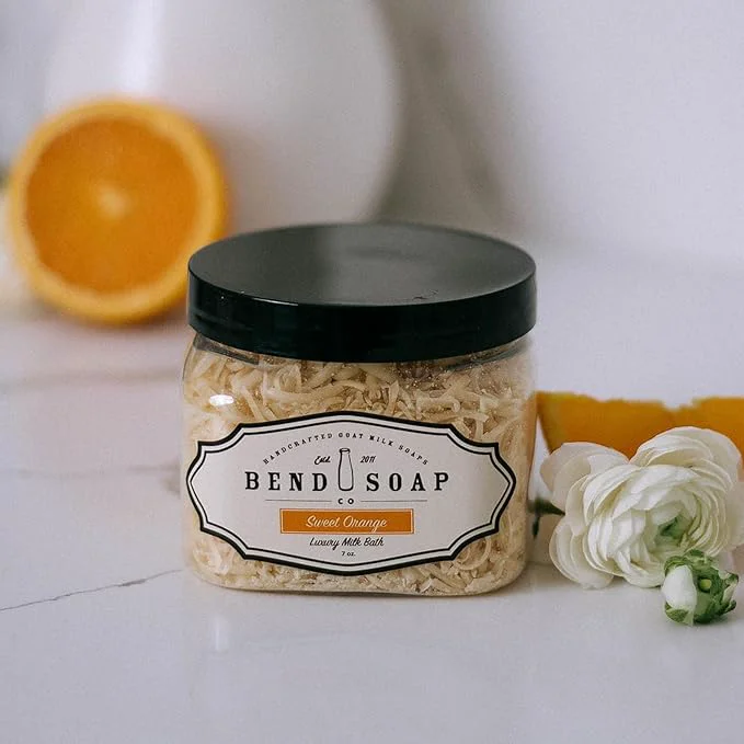 Lightweight Bend Soap Company Milk Bath Natural Ingredients Gentle Cleanser Sustainable