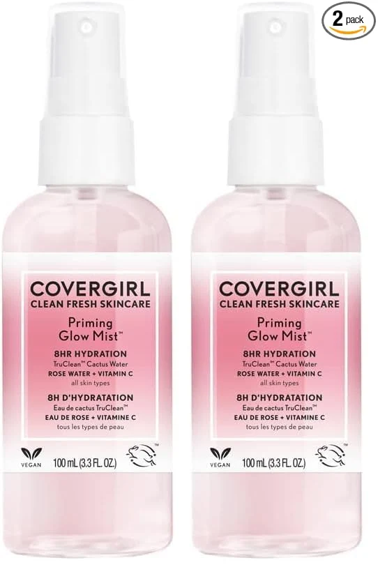 Expertly Made COVERGIRL Clean Fresh Skincare Priming Glow Facial Mist Innovative