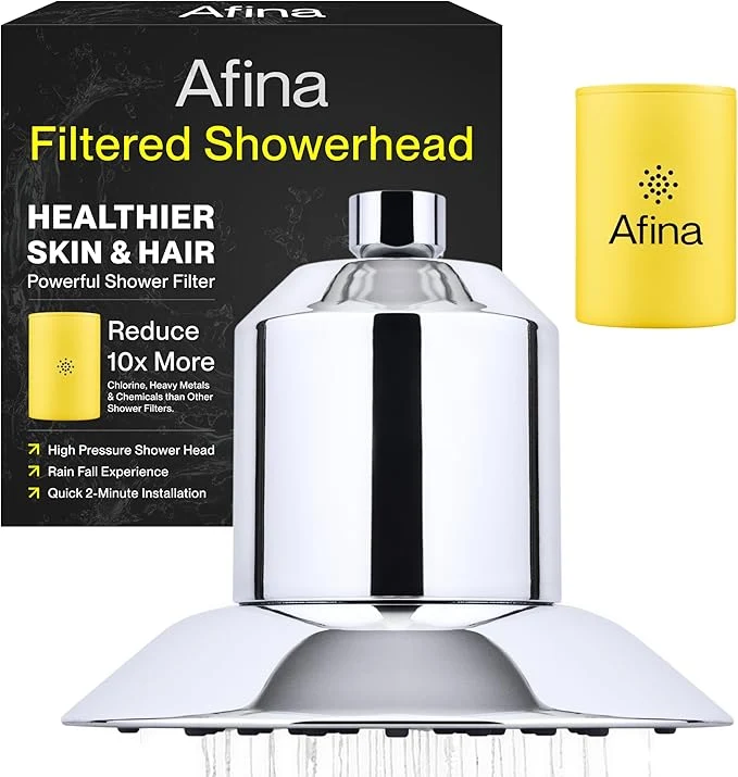 Carefully Designed Afina Filtered Shower Head Shower Filter High-Grade
