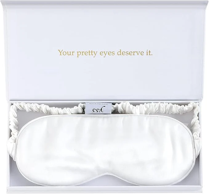 Minimalist Silk Sleep Mask Light Blocking Luxury Mulberry 19mm Silk Eye Mask Eye Professional