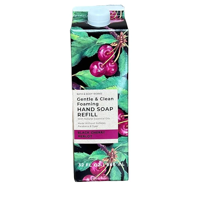 Quality Bath Body Works Black Cherry Merlot Refill Gentle Clean Foaming Hand Soap Safe