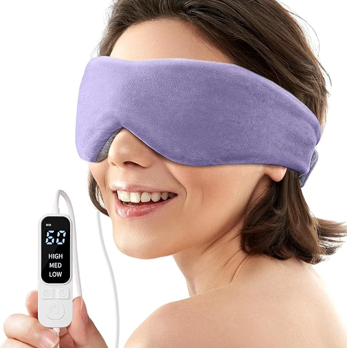 Reusable YFONG Heated Eye Mask Warm Eye Compress Mask Genuine