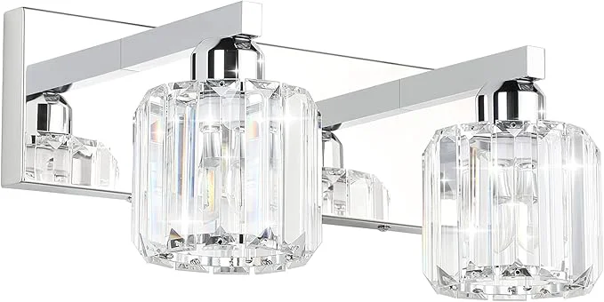 Classic Aipsun Bathroom Vanity Lighting Fixtures Crystal Vanity Lights Breathable