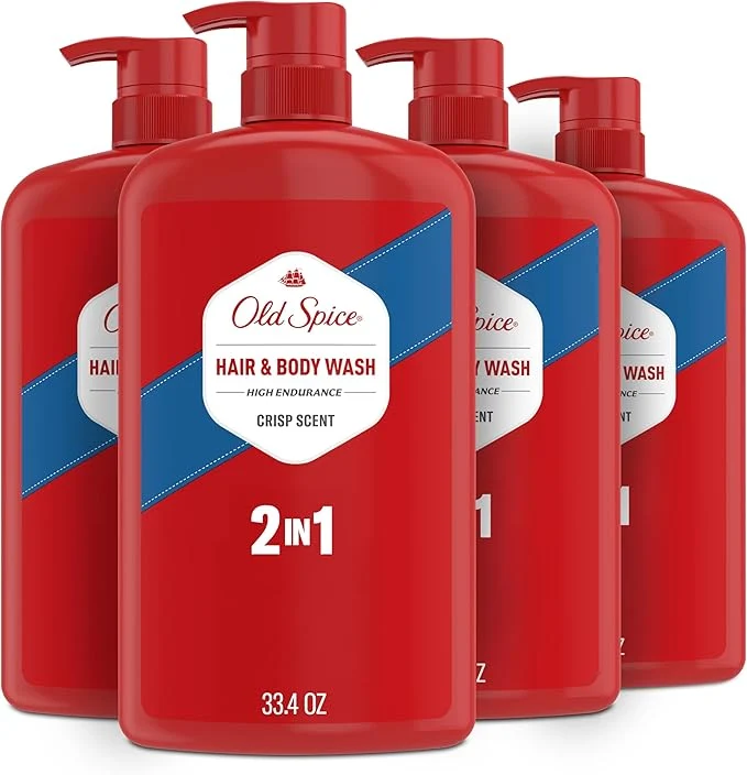 Proven Old Spice Refreshing 2-in-1 Body Face Wash Eco-Friendly
