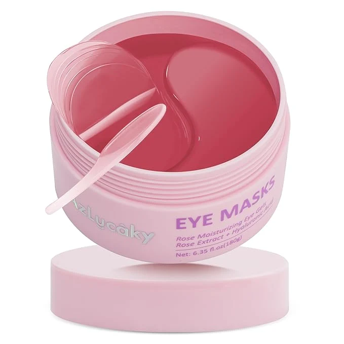 High-End Under Eyes Patches 40 Pairs Rose Hydrogel Eye Mask Healthy