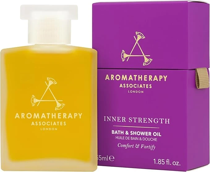 Pure Aromatherapy Associates Inner Strength Bath and Shower Oil Natural Body Oil to Genuine