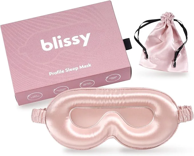 Reliable Blissy Silk Sleep Mask Profile Relaxed