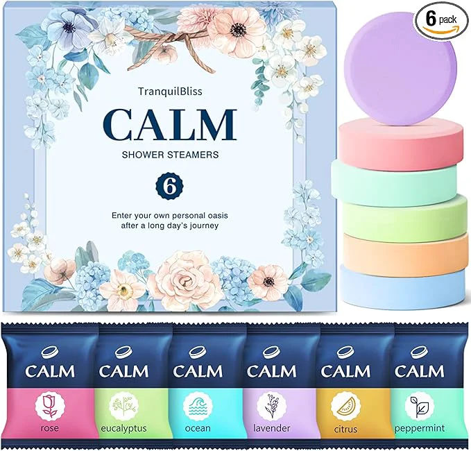 Selected TranquilBliss Shower Steamers 6 Count Shower Steamers Reusable