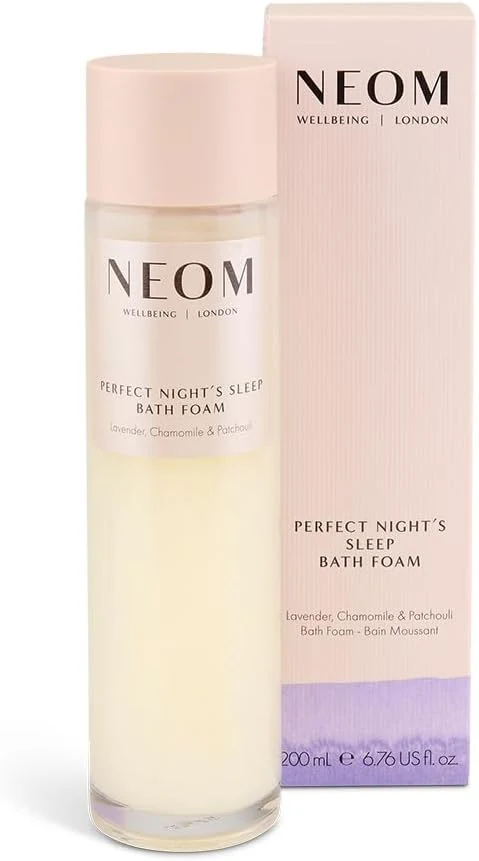 Convenient NEOM Night’s Sleep Bath Foam 200ml I Lavender Sweet Basil Jasmine I Elite
