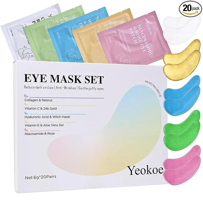 Enhanced Yeokoe Under Eye Patches for Dark Circles Eye Mask for Puffy Eyes Dependable