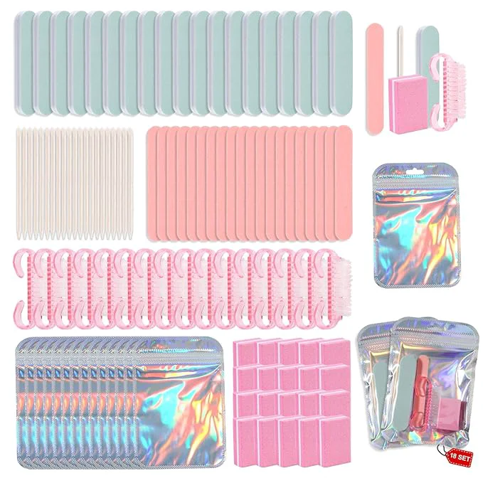 High-Performance Disposable Manicure Kit Professional 18 Set Press On Nail Tool Kit Casual