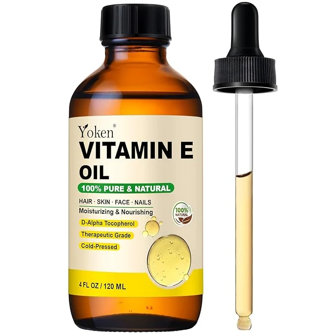 Carefully Designed Yoken Vitamin E Oil 4 Oz Vitamin E oil Refined