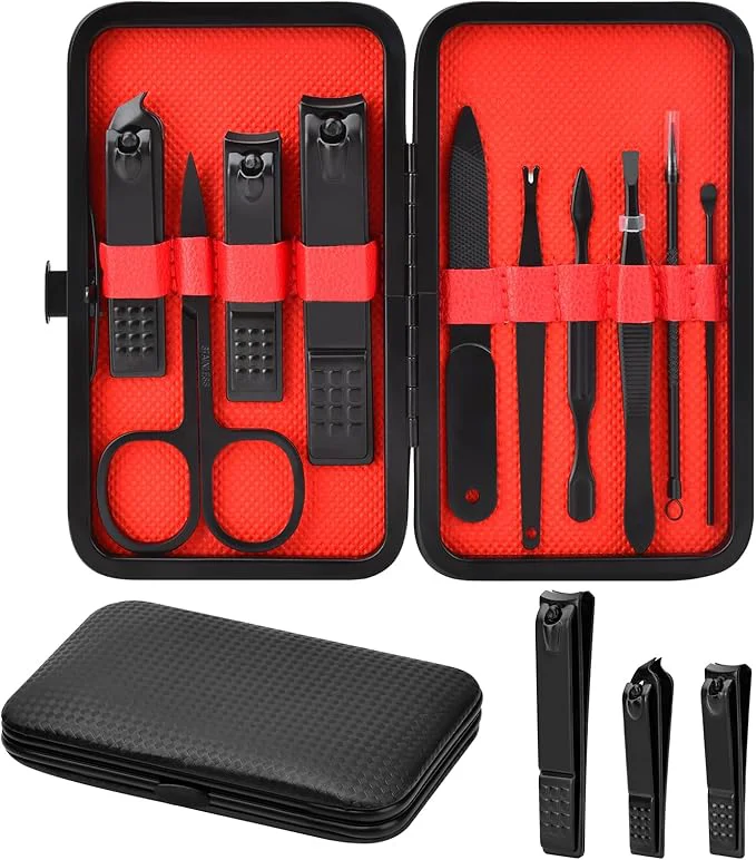Trendy Manicure Set Gifts for Men Fathers Day Dad Gifts Professional Stainless Steel Carefully Designed