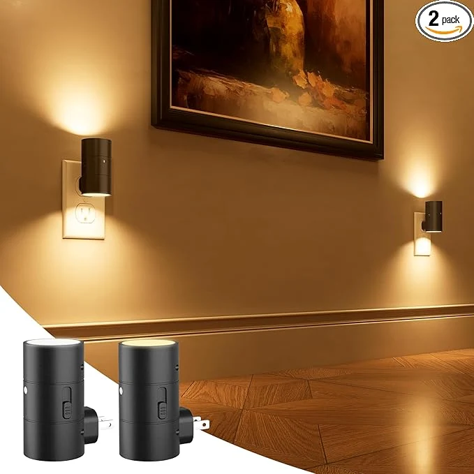 Flexible NIORSUN Night Lights Plug into Wall Dimmable Detailed