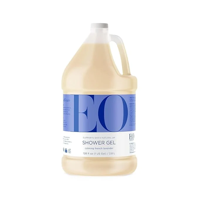 High-Grade EO Shower Gel Refill 1 Gallon French Lavender body wash made Healthy