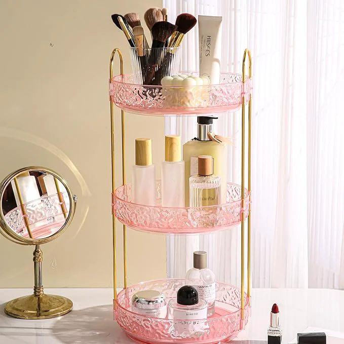 Advanced Fangoo Rotating Makeup Organizer Exclusive