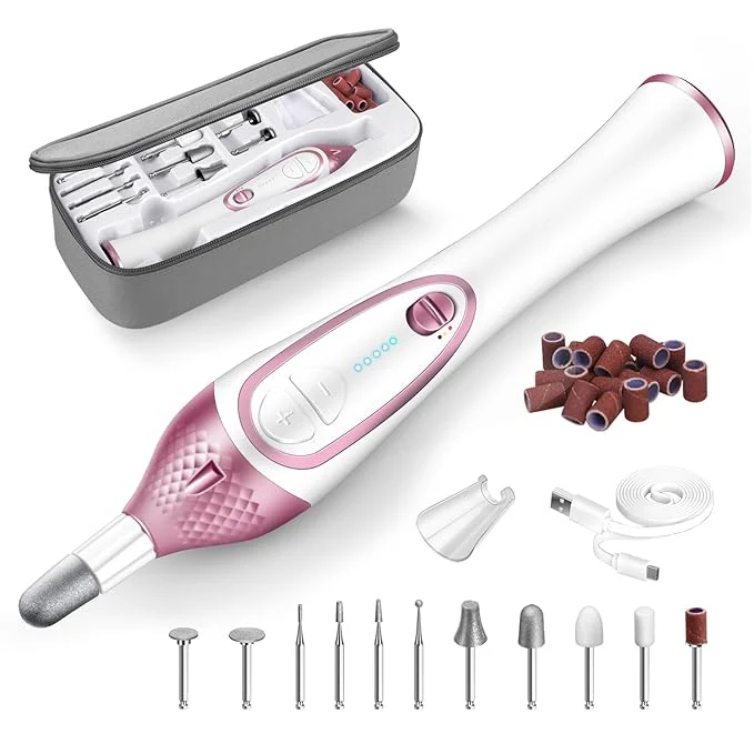 Responsible 36-Piece Professional Manicure Pedicure Kit-Cordless Electric Nail File Kit Luxury