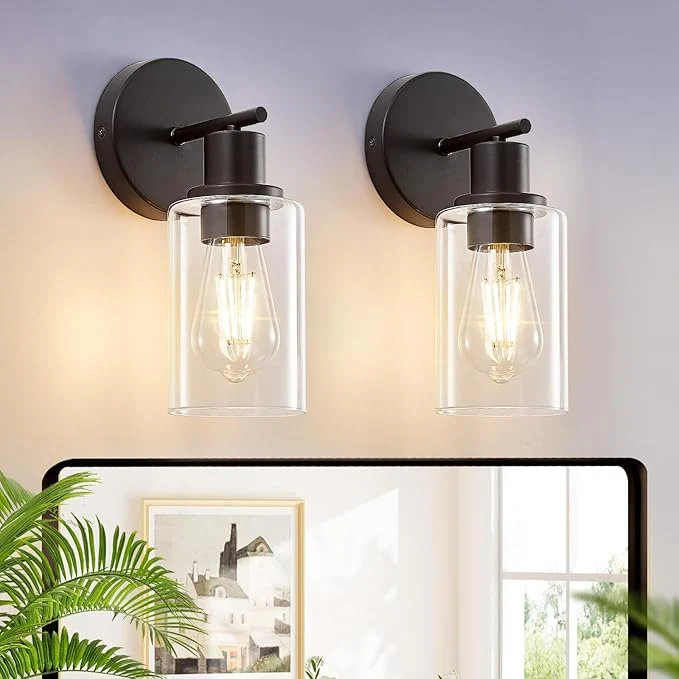 Responsible DLLT Wall Sconces Set of Two Modern Bathroom Vanity Light Fixtures Comfortable