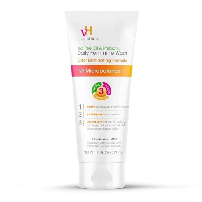 Outstanding vH essentials Ph Balanced Daily Feminine Wash Tea Tree Oil Prebiotic Exclusive