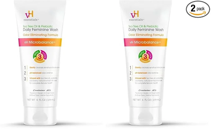 Flexible vH essentials Ph Balanced Daily Feminine Wash Tea Tree Oil Prebiotic Clean
