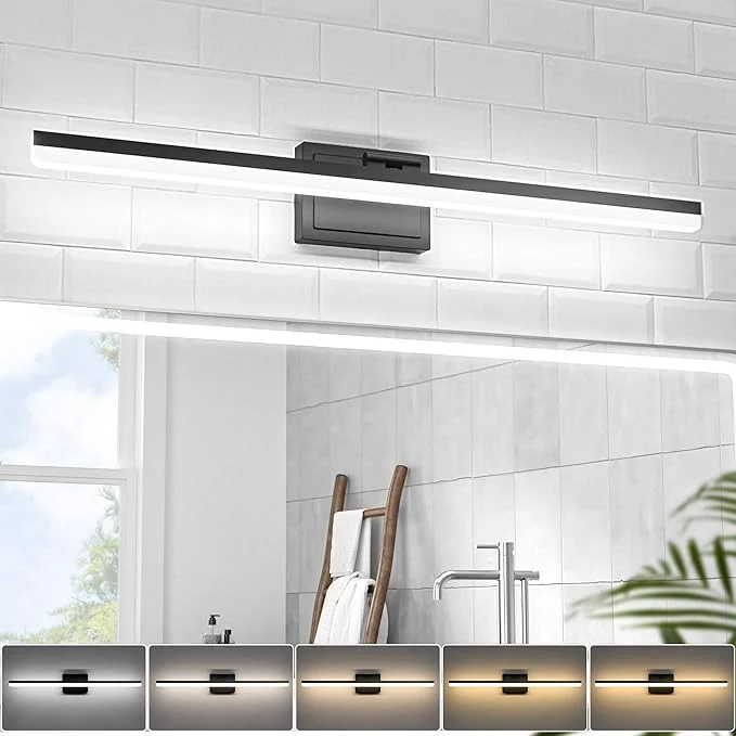 High-Grade VOLISUN Modern Bathroom Vanity Light 31.5 inch 28W Dimmable 5CCT Led Bathroom Quality