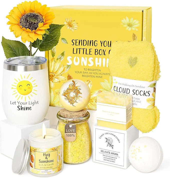 Original Design Birthday Gifts for Women Unique Relaxing Spa Kit Gift Baskets for Women Self Breathable