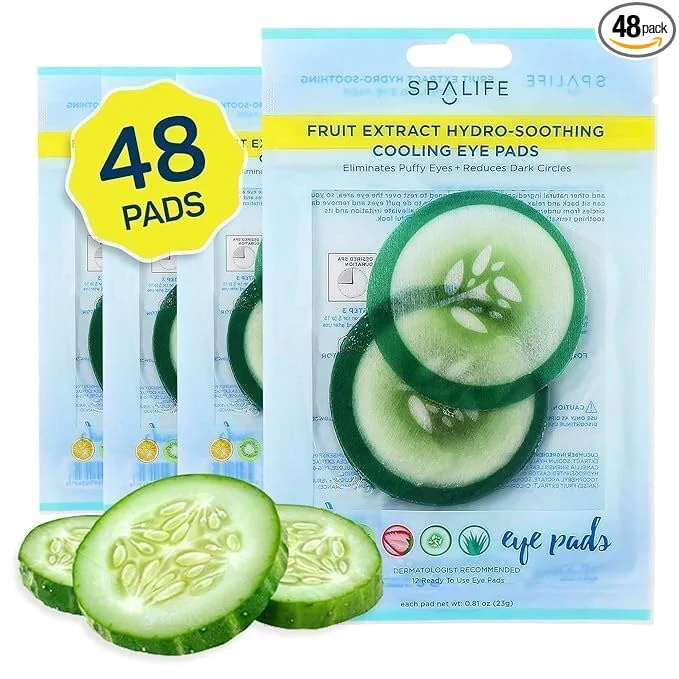Lightweight SpaLife Cooling Cucumber Eye Pads Mothers Day Gifts Korean Dark Circles First-Class